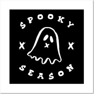 Spooky season cute ghost Posters and Art